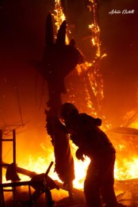 Cremà de la Falla Avinguda en Torrent - Foto: Adrián Castelló